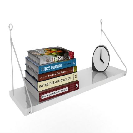 Prateleira de parede ARMONI 20x72 cm branca