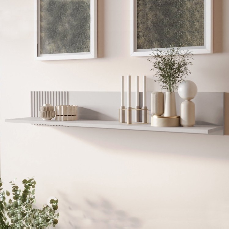 Prateleira de parede ARUBA 20x120 cm bege