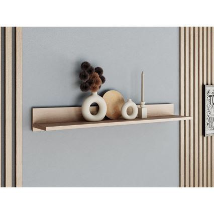 Prateleira de parede BASIC 12x104 cm castanho