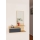 Prateleira de parede com espelho ROZELLA 90x60 cm bege/antracite