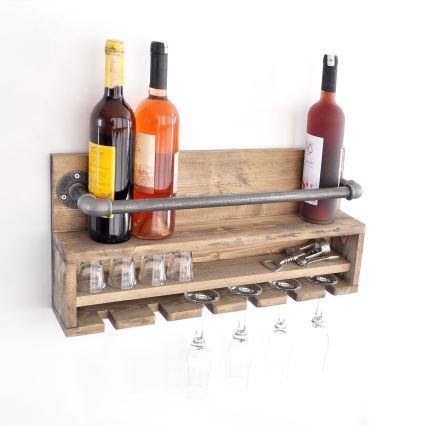 Prateleira de parede da cozinha BORU 28x60 cm abeto/pinho