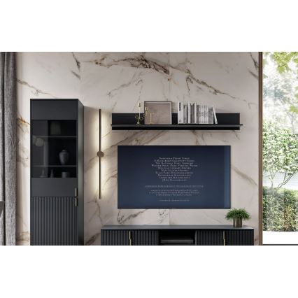 Prateleira de parede FLOP preta