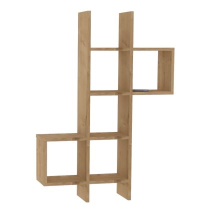 Prateleira de parede KENO 125x79 cm castanho