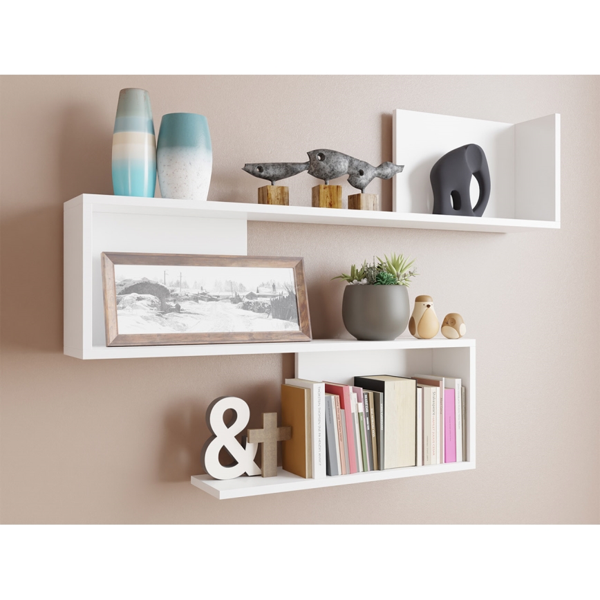 Prateleira de parede MANUNIA 80x110 cm branco