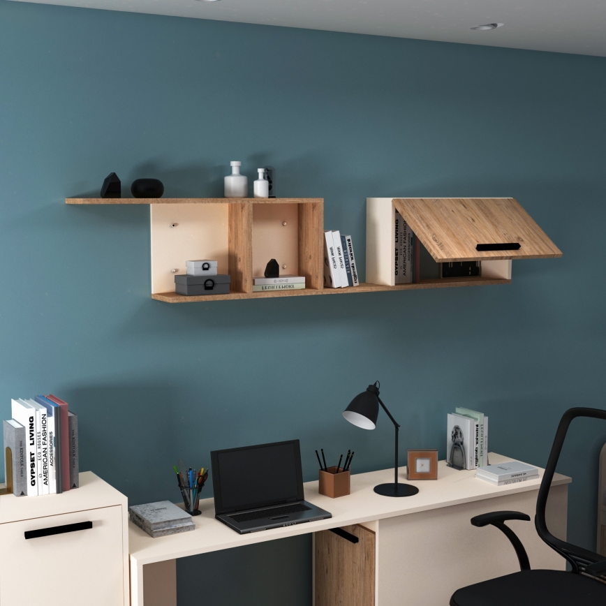 Prateleira de parede NEWRA 35x150 cm pinho atlântico