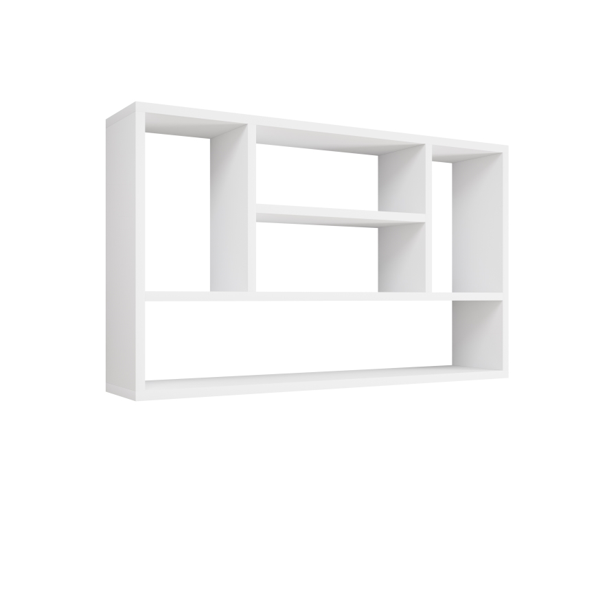 Prateleira de parede PAPIKO 100x60x20 cm branca