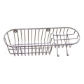 Prateleira de parede para chuveiro 11x34,6 cm cromo brilhante