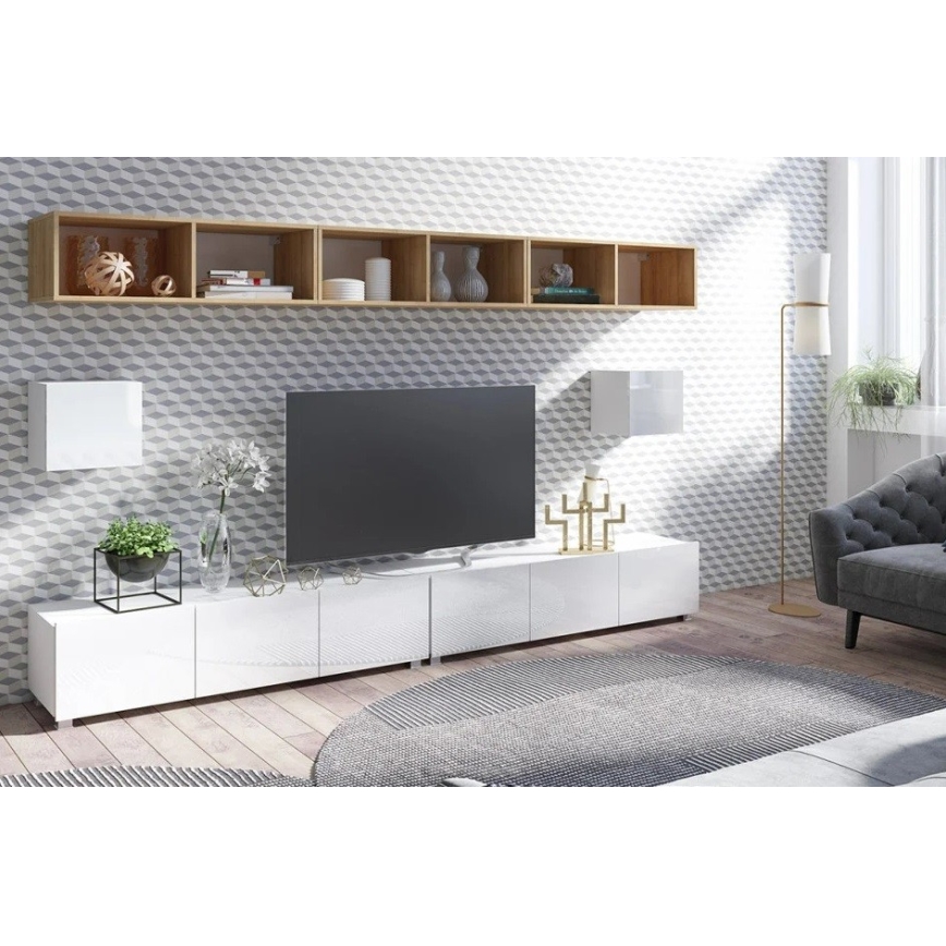 Prateleira de parede PAVO 32,5x50 cm carvalho dourado