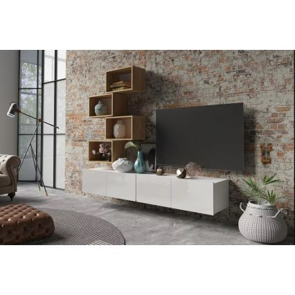 Prateleira de parede PAVO 32,5x50 cm carvalho dourado