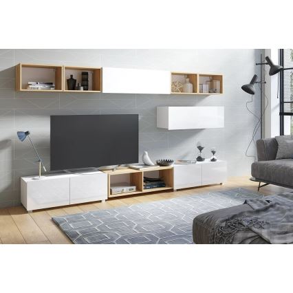 Prateleira de parede PAVO 32,5x50 cm carvalho dourado