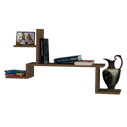 Prateleira de parede ROCK 58x107 castanho