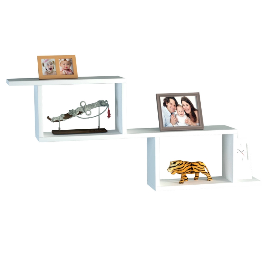 Prateleira de parede SELENE 45x101,4 cm branco