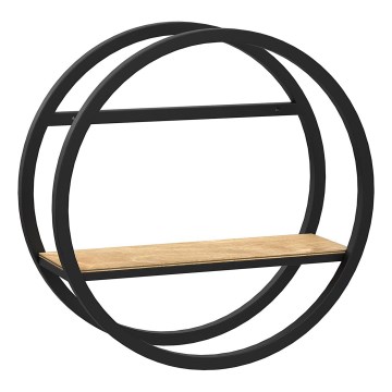 Prateleira de parede SHELF diâmetro 39,5 cm carvalho