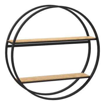 Prateleira de parede SHELF diâmetro 62,5 cm carvalho