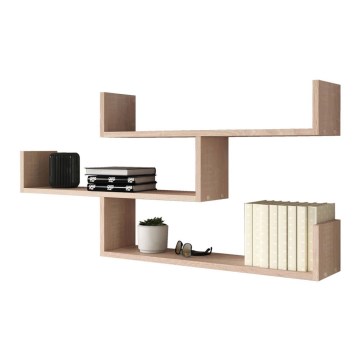 Prateleira de parede TRIO 119x55x18 cm carvalho sonoma