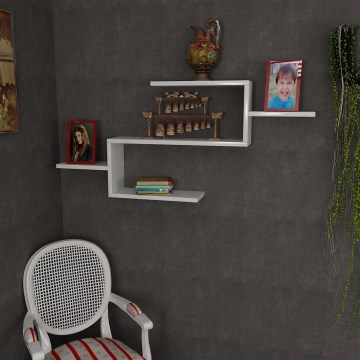 Prateleira de parede TWIST 49,4x104 cm branco