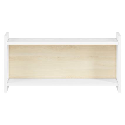 Prateleira de parede infantil BUBO 35x72 cm branco/bordo claro