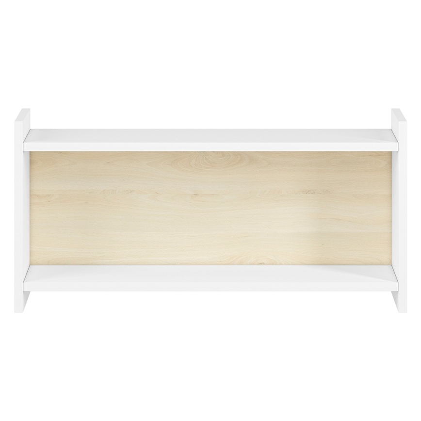 Prateleira de parede infantil BUBO 35x72 cm branco/bordo claro