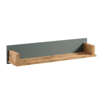 Prateleira MENTA 110x20x21 cm carvalho Wotan/verde