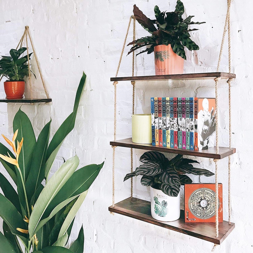 Prateleira suspensa 120x60 cm abeto