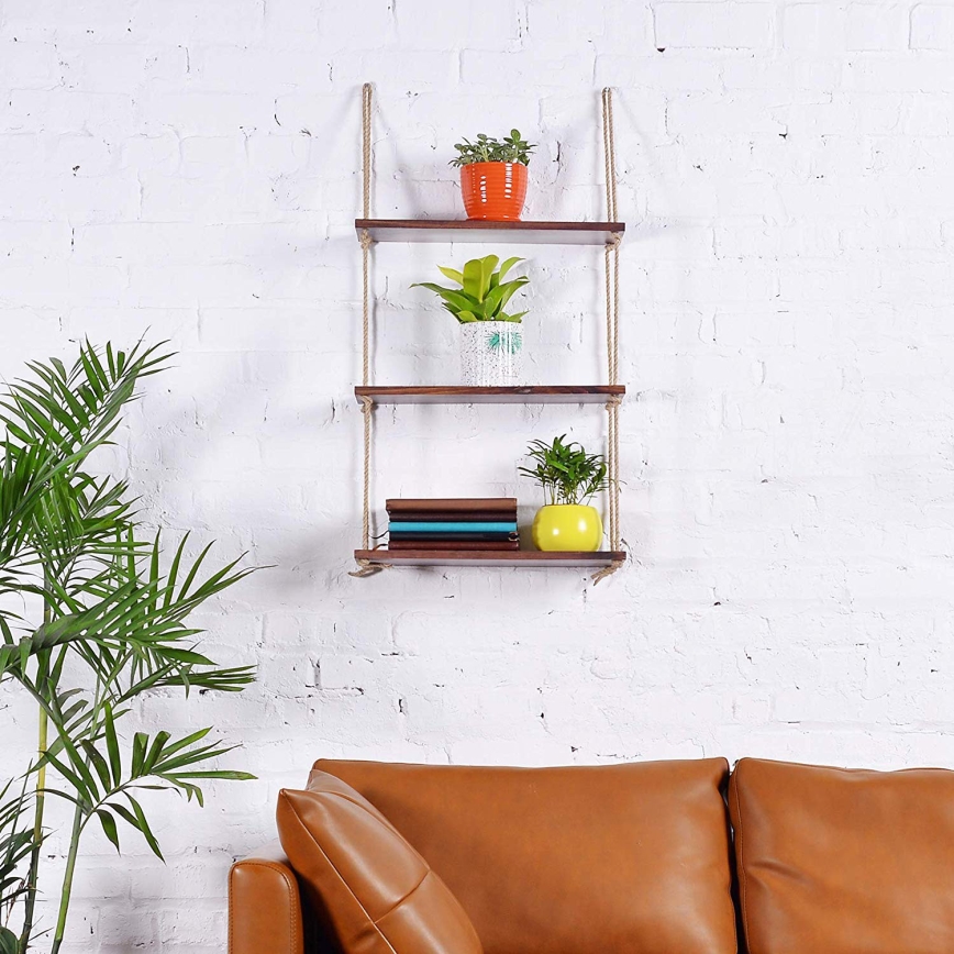 Prateleira suspensa 120x60 cm abeto