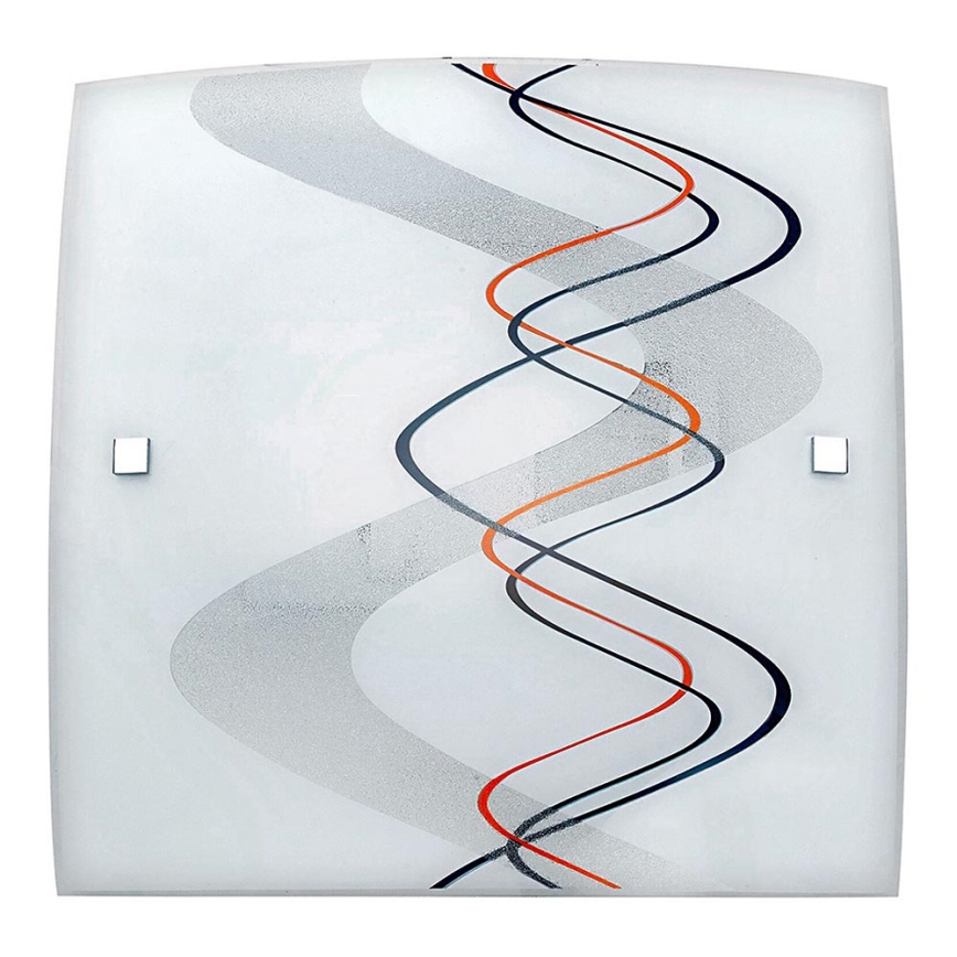 Prezent 1390 - Vidro de substituição para candeeiro de teto RIO E27