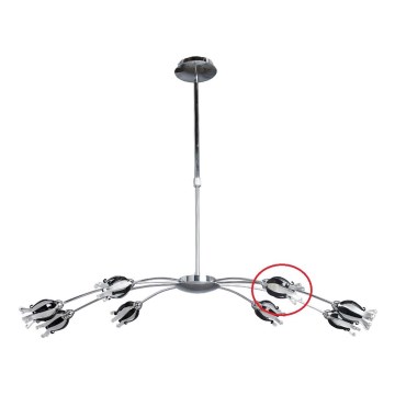 Prezent 14009 - Vidro de substituição para candeeiro BLACK JACK G9 cromo brilhante