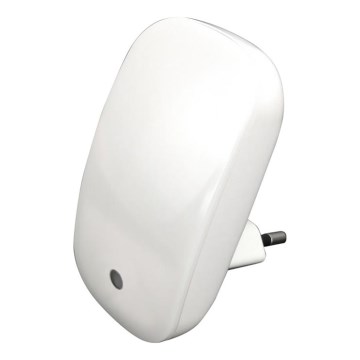 Prezent 1619 - Luminária LED para tomada 2xLED/0,3W/230V com sensor