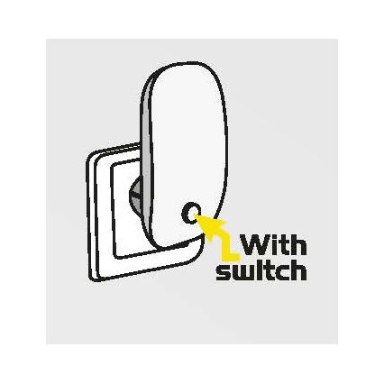 Prezent 1620 - Iluminação de tomada LED 2xLED/0.3W/230V