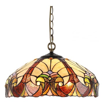 Prezent 1700 - Lustre suspenso por corrente TIFFANY XX 2xE27/60W/230V