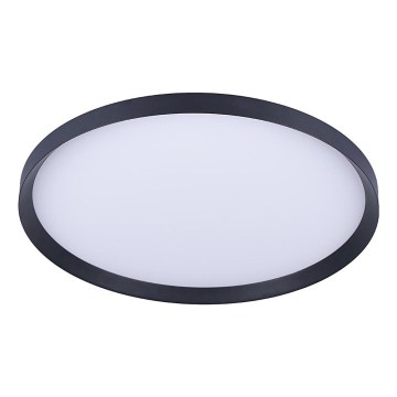 Prezent 17311 - Luminária de teto LED ADRA LED/42W/230V + LED/13W 3000/4000/6000K Ø 48,5 cm preta