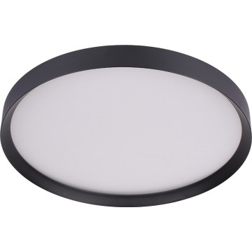 Prezent 17317 - Luminária de teto LED dimerizável MAYSA LED/72W/230V 3000/4000/6000K diâmetro 77 cm preta