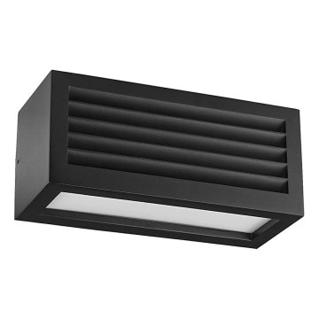 Prezent 31316 - Iluminação de parede exterior SUEZ 1xE27/18W/230V IP44 preto