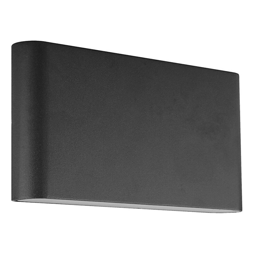 Prezent 31318 - Iluminação de parede exterior LED MAER 2xLED/5W/230V IP44 preto