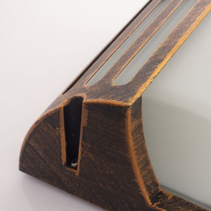 Prezent 39022 - Iluminação de parede exterior AMALFI 1xE27/60W/230V IP44