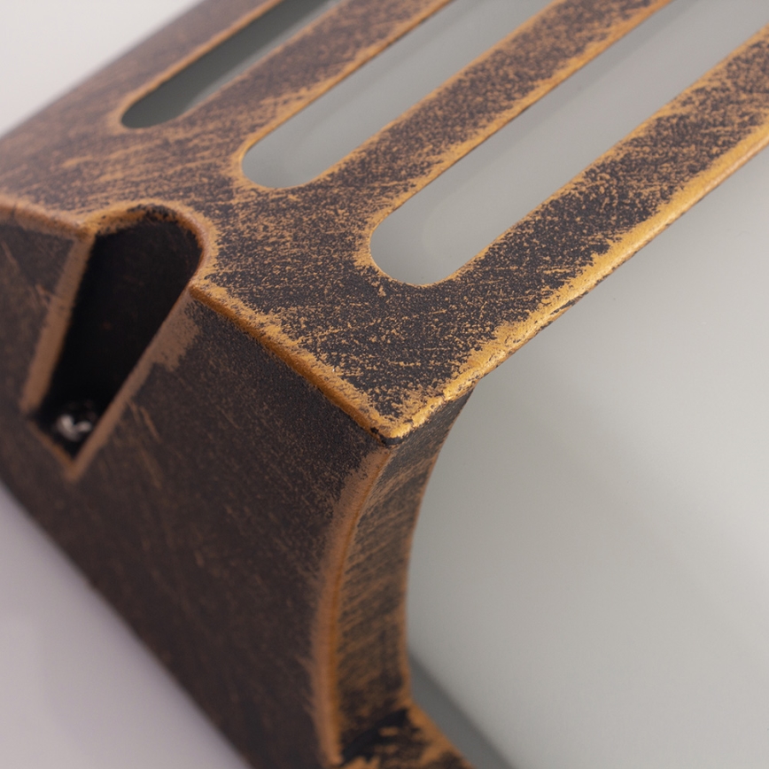 Prezent 39022 - Iluminação de parede exterior AMALFI 1xE27/60W/230V IP44