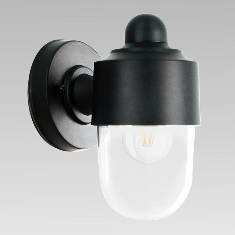 Prezent 48324 - Luz de parede de exterior HALIFAX 1xE27/10W/230V IP44