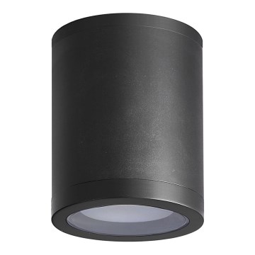 Prezent 48332 - Luminária de parede exterior MOPTI 1xE27/12W/230V preta IP54