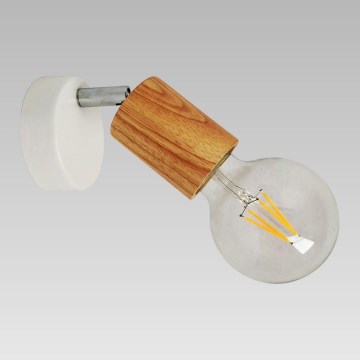 Prezent 61213 - Foco de parede VEDMA 1xE27/40W/230V árvore da borracha