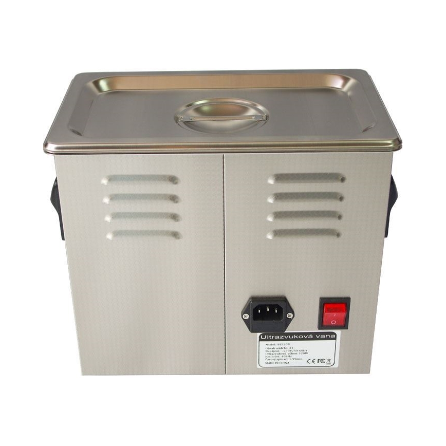 Produto de limpeza ultra-sónico digital 120W/230V 3 l