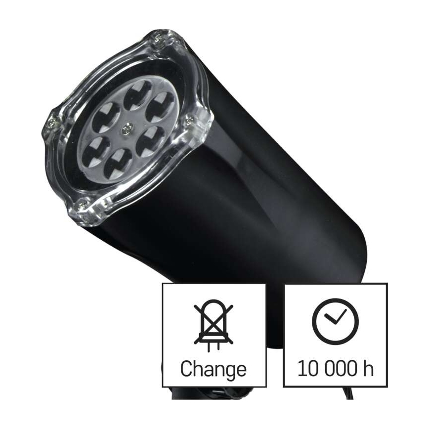 Projetor de Natal LED para exterior LED/3,6W/230V IP44 branco frio