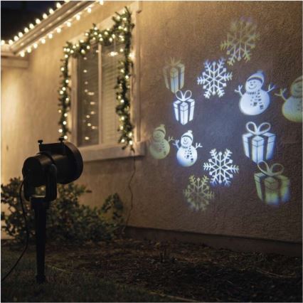 Projetor de Natal LED para exterior LED/3,6W/230V IP44 multicolorido