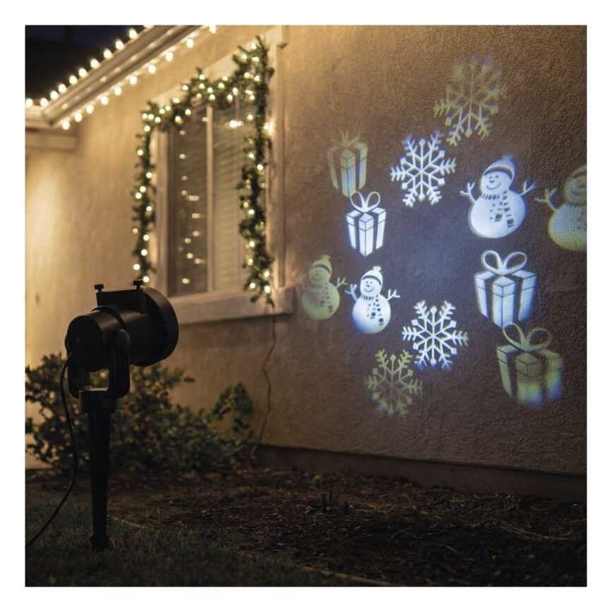 Projetor de Natal LED para exterior LED/3,6W/230V IP44 multicolorido