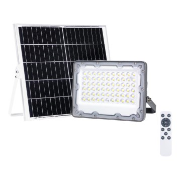 Projetor LED com painel solar FOCUS 60W/10000 mAh 3,2V 6000K IP65 + controlo remoto