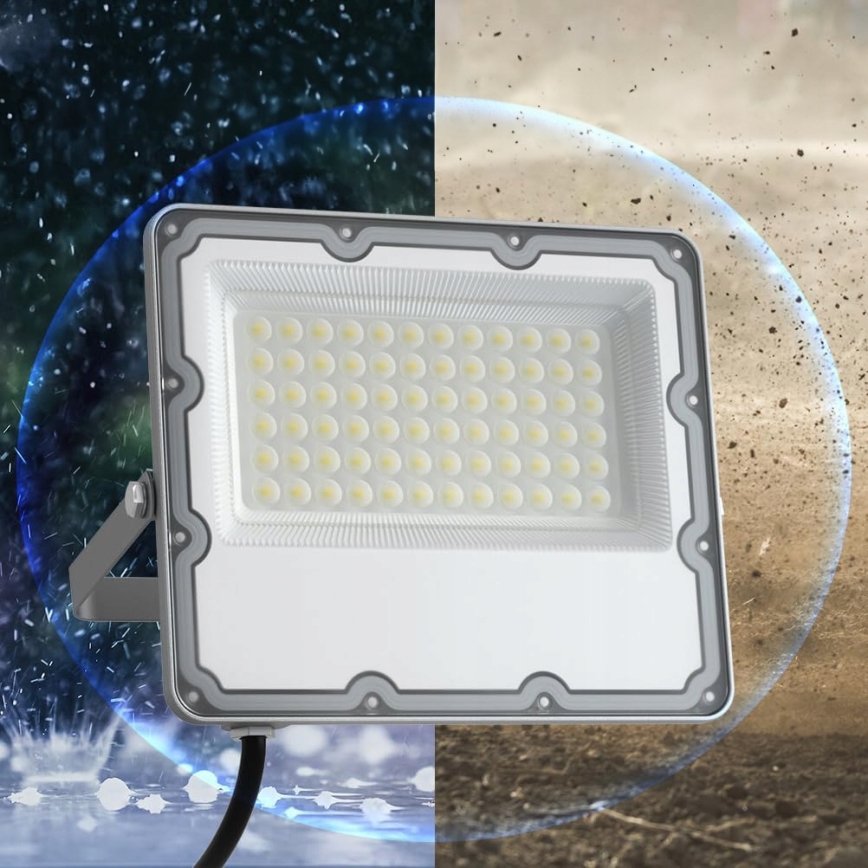 Projetor LED de exterior LED/100W/230V 4500K IP65 cinzento