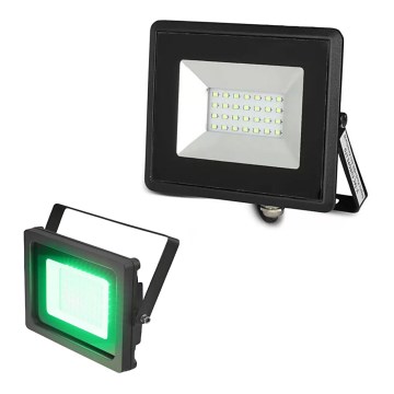 Projetor LED LED/20W/230V IP65 luz verde