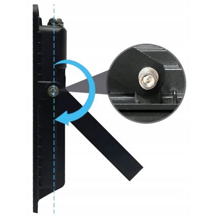 Projetor LED para exterior LED/150W/230V 4500K IP65 preto