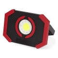 Projetor LED recarregável dimmerizável com power bank LED/10W/3000 mAh IPX2