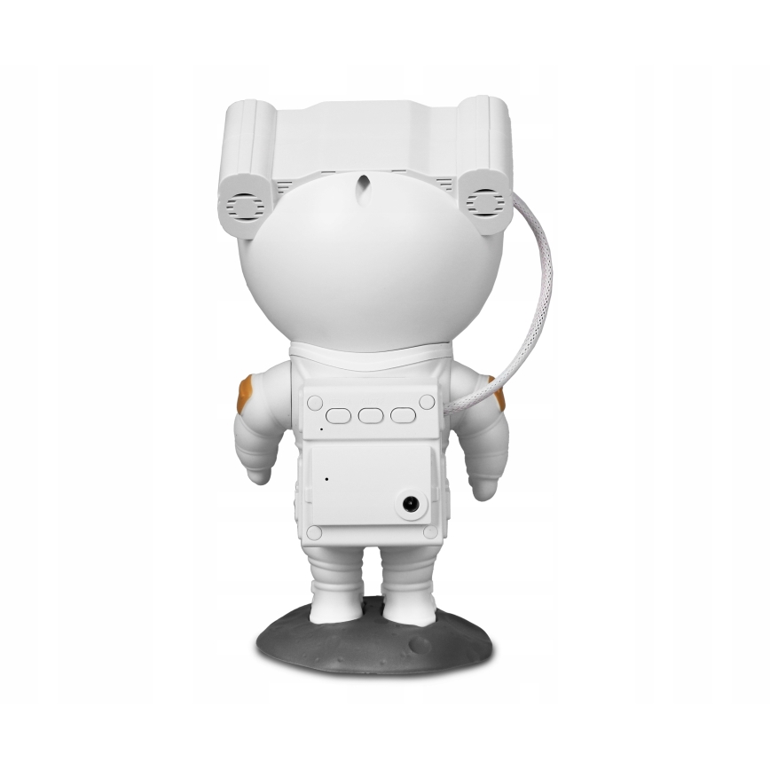 Projetor LED RGB LED/5W/5V astronauta + controlo remoto