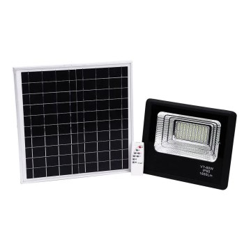 Projetor solar LED dimmerizável LED/20W/6,4V 4000K IP65 10000 mAh + controlo remoto